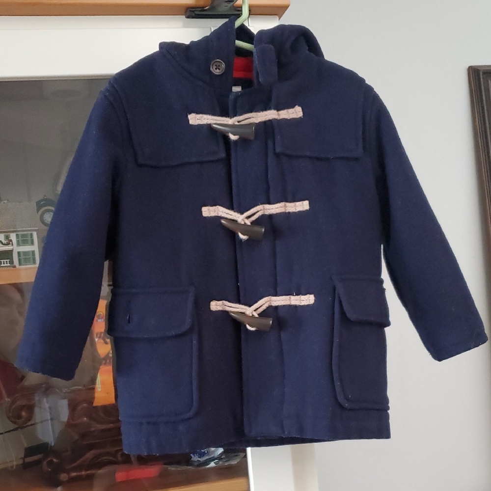 GAP Kids Dark Blue Toggle Pea Coat